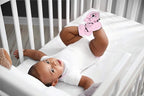 Cozy Fleece Baby Booties- Sherpa Baby Crib Booties Soft Soled Winter Shoes Unisex Fleece Booties Baby Boy, Baby Girl 0-6 Months