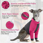 Lelepet Dog Recovery Sleeve, Dog Long Sleeve Shirt Stop Licking XL | Surgery Recovery Suit for Front Legs Shoulder Chest Wounds Skin Conditions Leg Sleeve for itching with Arms Elbow Protector