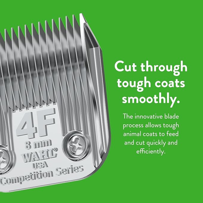 Wahl Professional Animal Competition Blade, 2375-100, 4F | Extra Coarse, Detachable Blade with 5/16 in Cut Length