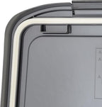 IRIS USA Dog Food Storage Container, Up to 50 lbs, Dark Gray, Made in USA | Includes 2-Cup Scoop & Wheels, Airtight Seal, BPA-Free, Bird Seed, Cat food, Cat Litter, Chicken Feed, Pellets