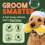 TropiClean 2-in-1 Dog Shampoo and Conditioner, Professional Dog Shampoo, Moisturizing Detangler, Puppy Safe, Made in USA, Papaya Scent, 2.5 Gallon