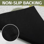 Cat Litter Mat Litter Trapping Mat, 40"x30" Waterproof Urine Proof Litter Box Mat Catcher Mat Non-Slip Washable for Kitty Kitten, Green