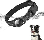AirTag Dog Collar, IP68 Waterproof Integrated Air Tag Dog Collars with Reflective, Ultra-Durable, Comfortable Padded, Heavy Duty Dog Collars for Small Medium Large Dogs, S (10.6"-13.6"), Black