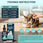 Oral Health for Cats, Cat Gingivitis Treatment, Reduce Gum Inflammation, Redness & Pain, Combats Gum Disease, Natural Plant-Based Active Formula, Cat Oral Care, Gums Health Treatment, 60ml