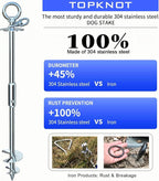 TOPKNOT Dog Tie Out Stake for Yard,(up to 300lbs),360° Swivel Dog Run Anchor,Use Any Tie Out Cable or Yard Leash- Outdoor Camping(Anchor Only)