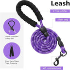 No Pull Tactical Dog Harness Small Sized Dog, Service Dog Vest, S,Purple | Tactical Dog Vest Harness and Leash Set, Adjustable Military Service Dog Harness with Handle for Medium Large Dogs