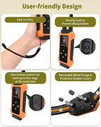 Shock Collar for Dogs 4 Pack (5–150Lbs), 4400FT Waterproof 4 Dog Training Collar with Remote Control 5 Training Modes Rechargeable Electric Dog Collar with Light, E Collars for Small Medium Large Dogs
