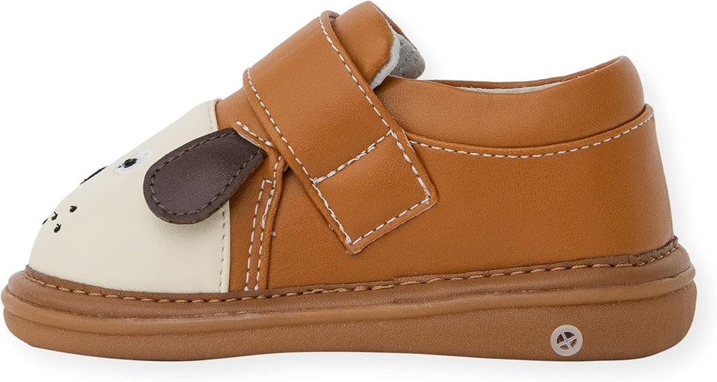 Wee Squeak Toddler Squeaky Shoes Fetch The Dog Brown