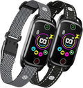 2 Pack Dog Bark Collar for Large Medium Small Dogs, Smart Automatic AI Bark Collar for Dogs,Effective Anti-Barking Training Collar with IP67 Waterproof, 4 Safe Training Modes and 8-Level Sensitivity