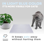 Petfolio 12 Pack Upgraded Scat Mat For Cats - 16 x 13 Inch Cat Repellent Mat With Uneven Spikes Is An Effective Pet Training Mat Device For Cat Repellent Indoor & Outdoor To Deter Cats & Other Animals