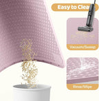 Silicone Cat Litter Mat for Litter Box 50”x35” Large Cat Mat, Pink | Waterproof, Non-Slip, Leak-Proof Rug Mat with Lip, Easy to Clean, Extra Large Litter Catcher Mat for Floor