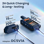 Dog Training Collar 2 Dogs (20-140 Lbs) - 4200FT Dog Training Collar with Remote, 4 Powerful Modes with 119 Training Levels Rechargeable Electric Dog Collar for Large Dogs