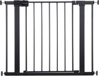 Safety 1st Easy Install 28'' Walk Thru Gate, Fits Between 29'' and 38'', Black, 1-Pack,(GA105CBLK)