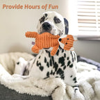 LECHONG 5Pack Dog Squeaky Plush Toys Puppy Toys Assortment Value Bundle Bulk Large Dog Teething Pet Chew Toys