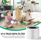 Core 300 Replacement Filter for LEVOIT Core 300S-P Air Purifier | Compatible with LEVOIT Core 300, 300S, P350 VortexAir Air Purifier, 3-in-1 H13 True HEPA, 4-Pack Core 300-RF, White