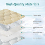 COZY KISS Cooling Couch Cover for Dog Washable, Cool Sofa Cushion Mat | Q-Max >0.4 Cool Tech, Non-Slip Pet Pad for Car Seat Protector, Liquid Pee Proof Mat for Dog, Cats, 27.5x71 Inch, Beige