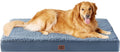 EHEYCIGA Orthopedic Dog Bed Extra Large with Removable Washable Cover,47x29 | Egg Crate Foam Support,Durable Oxford fabric,Non-Slip Bottom,Machine Washable,Soft Waterproof Plush Pet Bed Mat For Crate