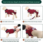 Kuoser Recovery Suit for Dogs Cats, Soft Dog Surgery Suit Female Male Spay | Professional Dog Onesie for Surgery, Substitute E-Collar & Cone, Prevent Licking Dog surgical suit Pet Neuter Suit
