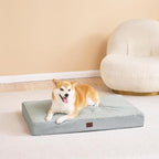 EHEYCIGA Orthopedic Dog Bed Extra Large with Removable Washable Cover,41x27 | Egg Crate Foam Support,Durable Oxford fabric,Non-Slip Bottom,Machine Washable,Soft Waterproof Plush Pet Bed Mat For Crate
