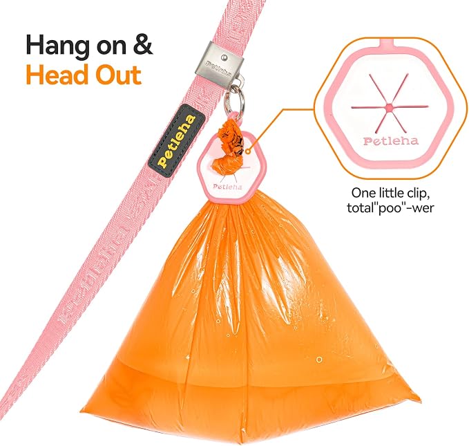 Dog Slip Leash with Double Padded Handles, Dog Training Lead to Stop Pulling,No-Pull Slip Leash and Collar Combo, Anti-Tangle,Traffic Control,Heavy Duty&Durable