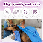 20 Pcs Dog Towels for Drying Dogs Bulk 20 x 40 Inch Quick Drying Pet Bath Towels Colorful Pet Grooming Towel Absorbent Microfiber Towel for Small Medium Large Dog Puppy Cat (Multicolor)