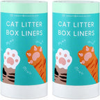 Cat Litter Box Liners, 20 Count 41" x 19" Large Extra Durable Litter Pan Bags with Drawstring Heavy Duty Liner Bags for Pet Litter Tray,Unscented