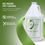 Zero Odor Pet Odor Eliminator Refill for Cat & Dog Urine, Carpet, 128 oz | Enzyme free, Urine Smell Eliminator for Pet Beds, Litter Areas & Furniture – No Lasting Scent, Sprayer not Included