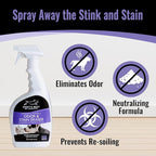 Pet Odor & Stain Eraser – Urine Enzyme Carpet Cleaner, Lavender, 32 oz