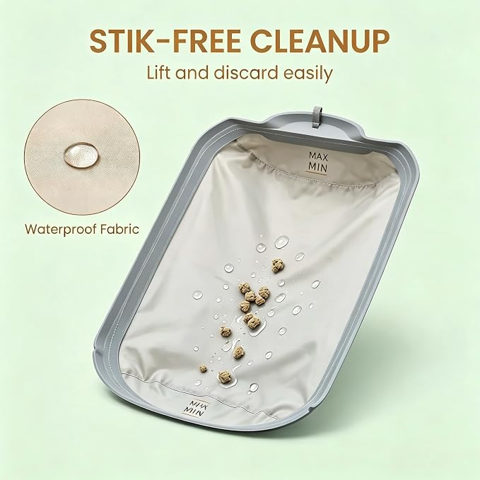 Smart Cat Litter Box Waterproof Pad, Soft Fabric Liner, for Enclose 95L Automatic Cat Litter Box,Compatible with Cumrige & Fumoi (Two Pad Set)
