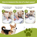 Non-Slip Dog Cat Boots with Reflective Straps, Pet Shoes for Small Medium Dogs Outside, Paw Protectors for Summer Hot Pavement, Indoor Hardwood Floor (Black, 4)