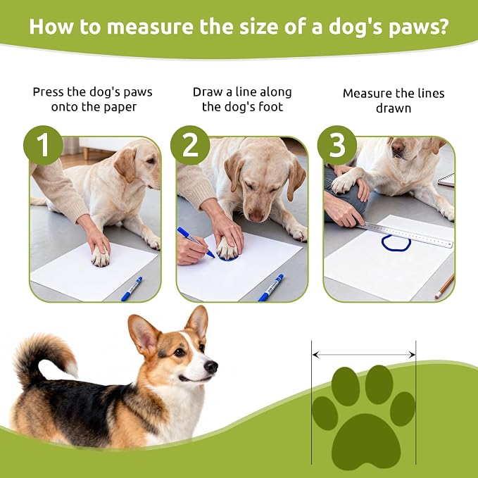 Non-Slip Dog Cat Boots with Reflective Straps, Pet Shoes for Small Medium Dogs Outside, Paw Protectors for Summer Hot Pavement, Indoor Hardwood Floor (Black, 4)