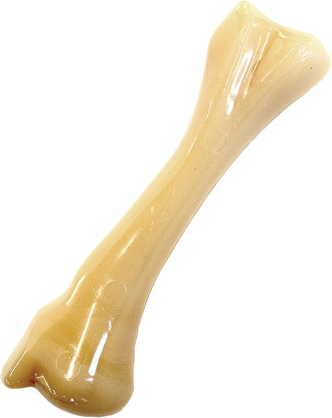 Nylabone Power Chew Monster Bone Dog Chew Toy, Chicken Flavor, XX-Large | Durable dog toys for aggressive chewers, long lasting, discourages destructive chewing, flavor throughout, for dogs 50++ lbs