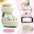Nasjac Dog Shoes for Hot Pavement - Breathable Dog Sandals with Non Slip Soles & Reflective Straps, Easy ON & Off, Easy-Clean Summer Outdoor Pet Boots for Small Medium Large Dogs, Beige, 6
