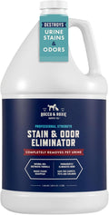 Rocco & Roxie Enzyme Stain & Odor Eliminator, 1 Gallon | Bio-enzymatic urine destroyer; CRI Certified Safe; made in USA; for carpets, bedding, litter boxes, crates & cars