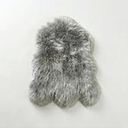 Faux Fur Orthopedic Dog Bed, Memory Foam, Grey 40"x25" | Plush Washable Dog Rug with Waterproof Machine Washable Cover, Calming for Anxious Senior Dogs, Relieves Joints