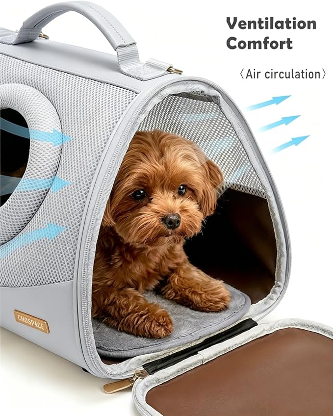 Small Dog Cat Chest Carrier Backpack,Adjustable Ventilated Front Facing Backpack Carrier for Small Dogs Cats Puppy,Airline Approved Lightweight Doggy Backpack for Travel Hiking Outdoor