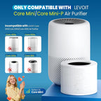 Core Mini Filter Replacement for LEVOIT Core mini-P Air Purifier,3 Pack | 3 Filter & 10 Fragrance Sponge，3-in-1 Great High-Efficiency Materials With Activated Carbon，White，by Improvedhand