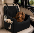 ALL GOOD PET SUPPLIES Dog Car Seat for Small/Medium Dogs Under 35lbs | Soft Memory Foam Booster Car Seat with Detachable Washable Cover and Cushion, Puppy Dog Car Bed