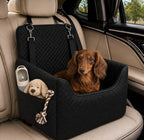 ALL GOOD PET SUPPLIES Dog Car Seat for Small/Medium Dogs Under 35lbs | Soft Memory Foam Booster Car Seat with Detachable Washable Cover and Cushion, Puppy Dog Car Bed