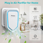 Plug In Air Purifier Negative Air Freshener for Home | 4 Pack Air Ionizers for Dust Mites, Pets Odor Reducer Smoke Bedroom, Office, Basement Kitchen