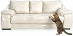 Clear Thick Sofa Cover, Waterproof Pet Couch Protector, Transparent Vinyl Couch Slipcover for Cats and Dogs, Anti Scratch Furniture Protector for Living Room