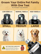 Dog Nail Grinder Whisper Quiet & Safe for Sensitive Dogs & Cats