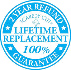 NO Buzz Dog Clippers, Tiny Trim Safety Scissor. A Silent Low Noise Pet Grooming Clipper, Right Handed Pink