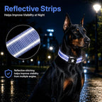 GPS Dog Collar Tracker 2-in-1,Reflective Waterproof Pet Collar,iOS-Only,No Monthly Fees,Unlimited Range,Dog Tracking Collar Pet Tracker,for Small Medium Large Dogs(L (16.5"-23.5"), Blue)