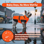 QBLEEV Warm Dog Jacket - Reflective, Adjustable Winter Coat with Turtleneck for Cold Weather, Waterproof Fleece Snowsuit for Small, Medium, Large Dogs