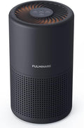 Air Purifiers for Bedroom, FULMINARE H13 True HEPA Filter（Black） | Remove Pet Hair, Smoke, Odors，Quiet Air Cleaner With Night Light, Portable Small Air Purifier for Home, Office, Living Room