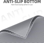 ESTHELLO Cat Litter Mat Honeycomb Double Layer Design 36’’ x 30’’ Gray