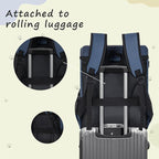 ANILD Dog Travel Bag Backpack, Flight-Ready TSA-Approved Dog Travel Bag with 2 Leak-Proof Food Canisters, 2 Foldable Silicone Bowls, Multi-Compartment Organizer for Hiking, Camping, Dog Mom Essentials