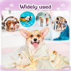 30 Pcs Dog Towels for Drying Dogs Bulk 20 x 40 Inch Quick Drying Pet Bath Towels Colorful Pet Grooming Towel Absorbent Microfiber Towel for Small Medium Large Dog Puppy Cat (Multicolor)