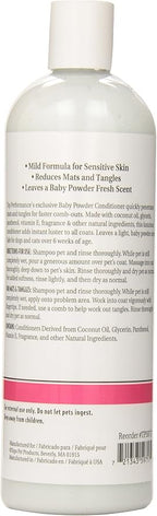 Top Performance Baby Powder Pet Conditioner, 17-Ounce, 17 Ounce